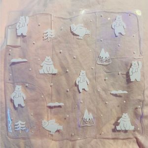 Polar bear Hobonichi weeks clear planner cover New bears agenda cover